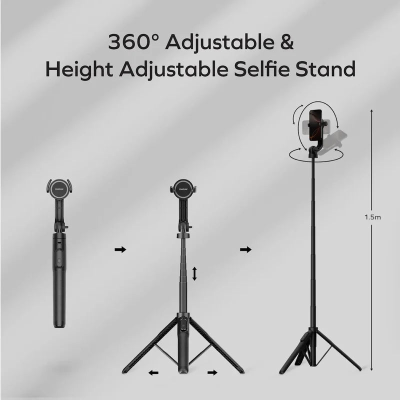 MOMAX 1-Snap Pole Magnetic Selfie Stick