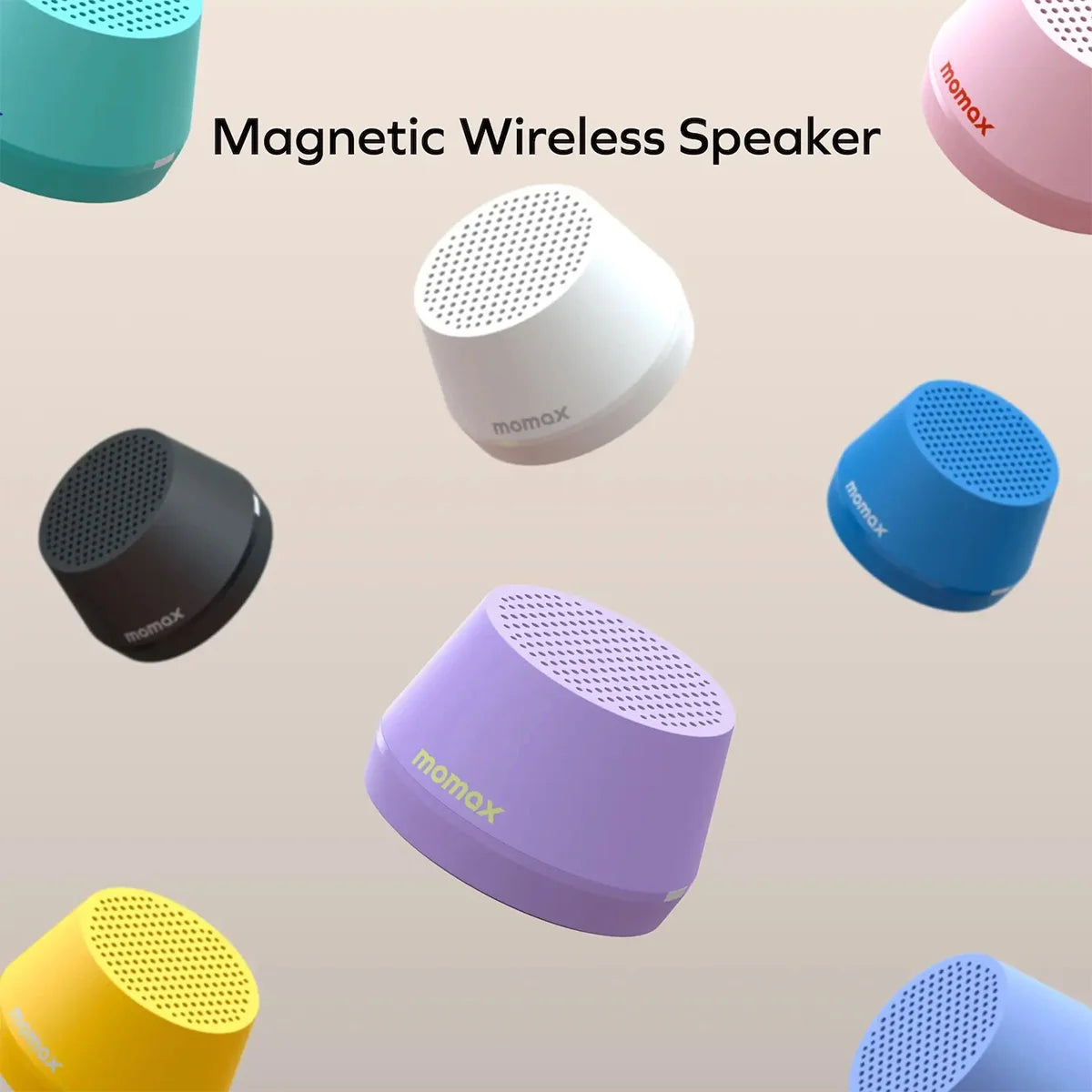 MOMAX 1-Vibe Go Lite Magnetic Wireless Speaker
