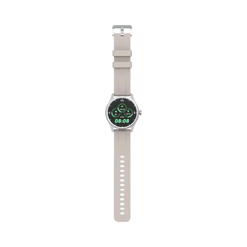MOMAX 1-Wear Round Smart Watch|Health & Fitness Tracker