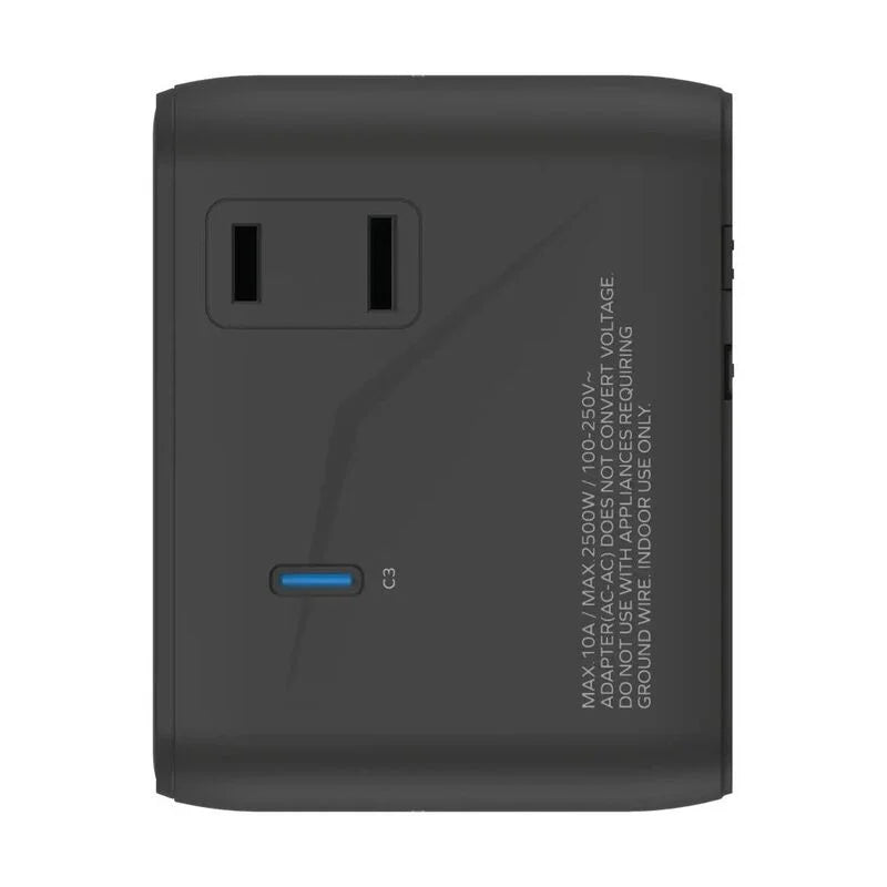 MOMAX 1- World 2 GAN 70W 5-Port USB-C AC Travel Adaptor