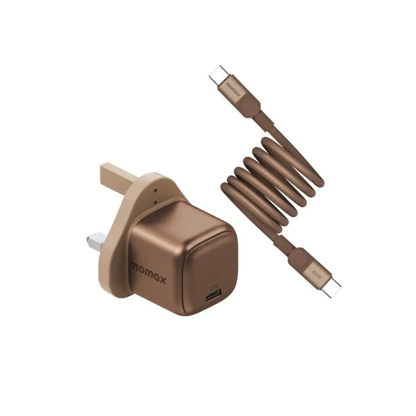 MOMAX 30W GaN Charger + 60W Magnetic Cable | Fast Charge