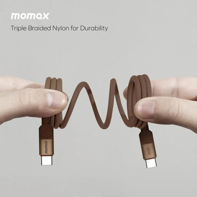 MOMAX 30W GaN Charger + 60W Magnetic Cable | Fast Charge