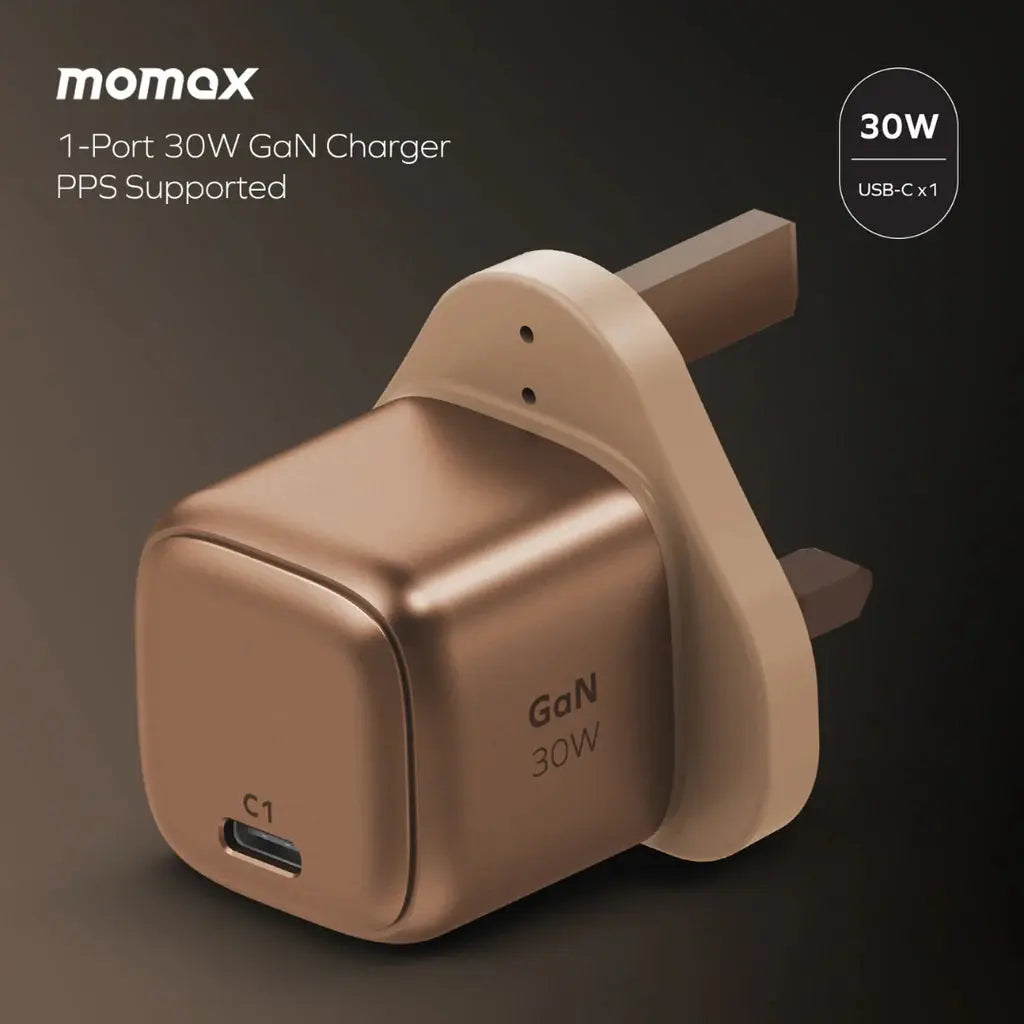 MOMAX 30W GaN Charger + 60W Magnetic Cable | Fast Charge