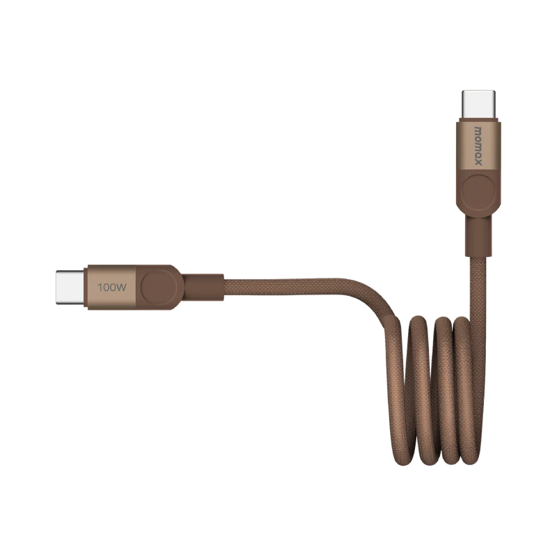MOMAX Mag Link 100W USB-C To USB-C Magnetic Cable 1M