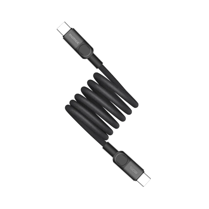 MOMAX Mag Link 100W USB-C To USB-C Magnetic Cable 1M