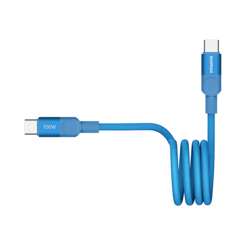 MOMAX Mag Link 100W USB-C To USB-C Magnetic Cable 1M