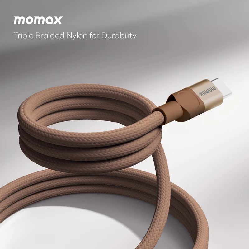 MOMAX Mag Link 100W USB-C To USB-C Magnetic Cable 1M