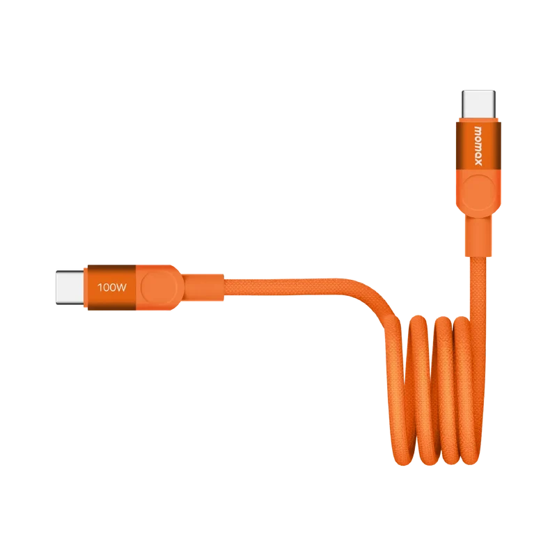 MOMAX Mag Link 100W USB-C To USB-C Magnetic Cable 1M