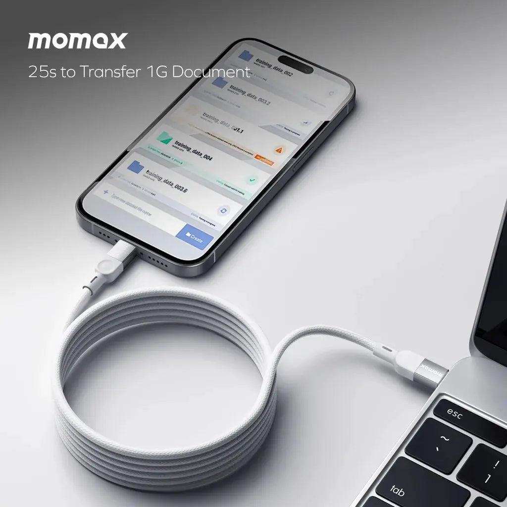MOMAX Mag Link 100W USB-C to USB-C magnetic fast charging cable 1m Doha Qatar 
