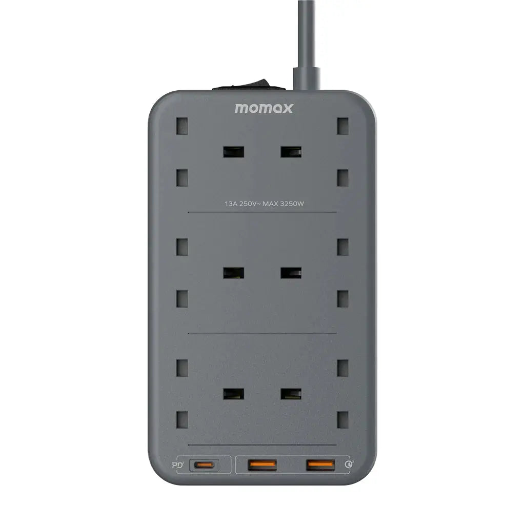 Buy MOMAX ONEPLUG 6-Outlet Power Strip with USB Qatar!