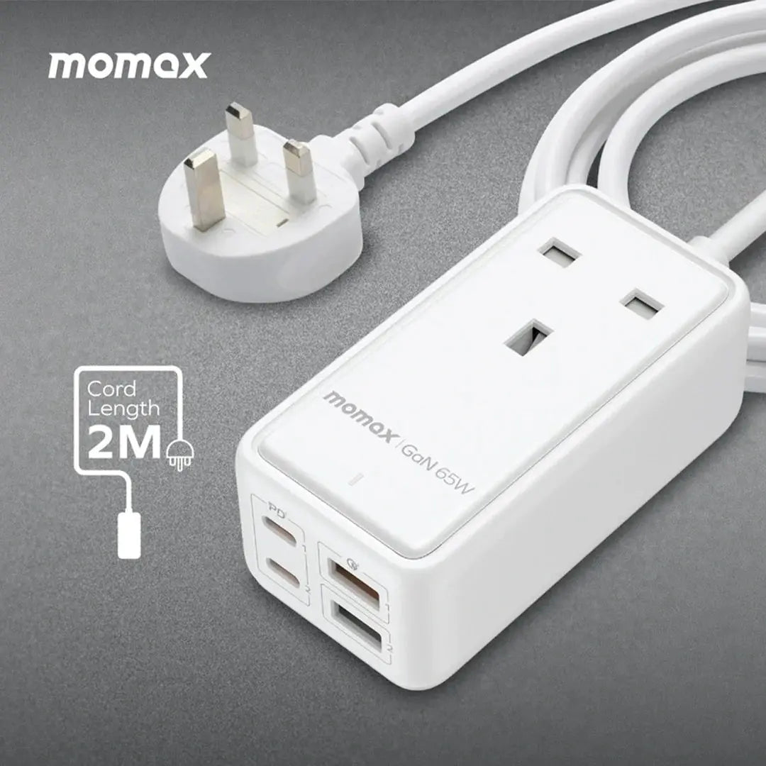 Buy MOMAX ONEPLUG 65W GAN Extension Cord | Fast Charging