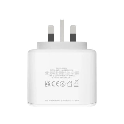 MOMAX ONEPLUG Cube Extension – 3 AC Outlets + 3 USB Ports 