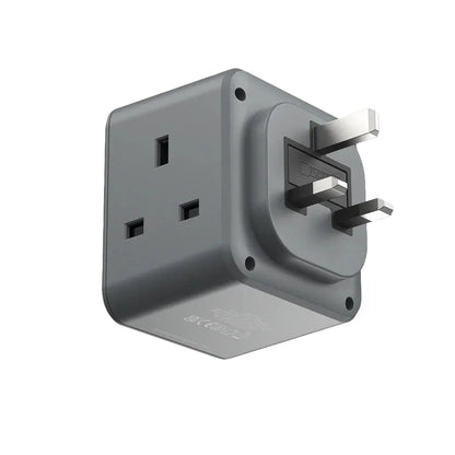 MOMAX ONEPLUG Cube Extension – 3 AC Outlets + 3 USB Ports 