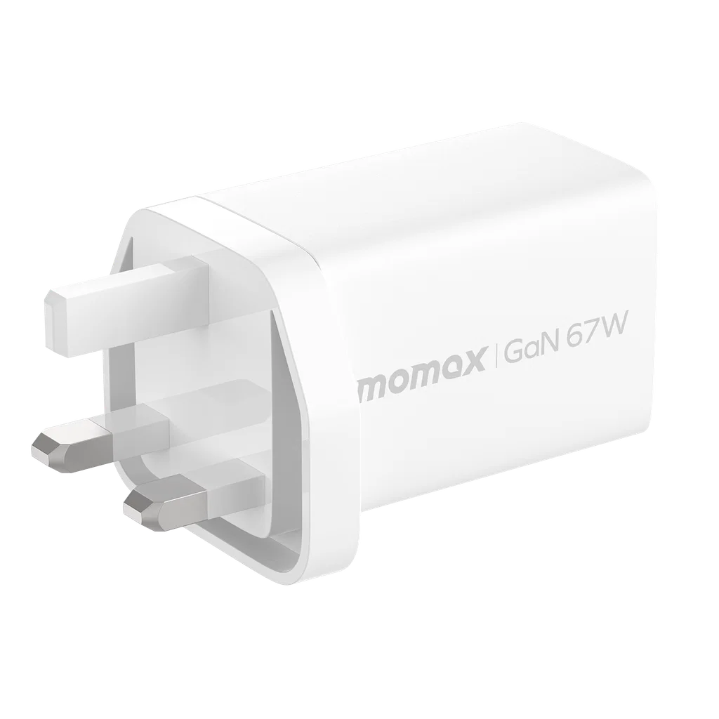 MOMAX One Plug 67W 3 Port GaN Wall Charger