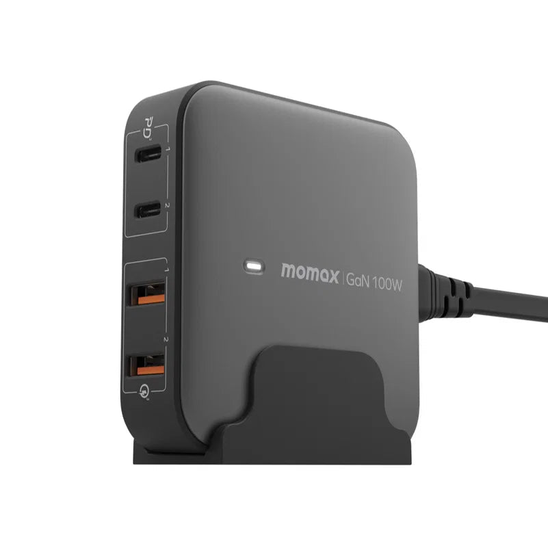MOMAX One Plug 100W 4 Port GaN Desktop Charger