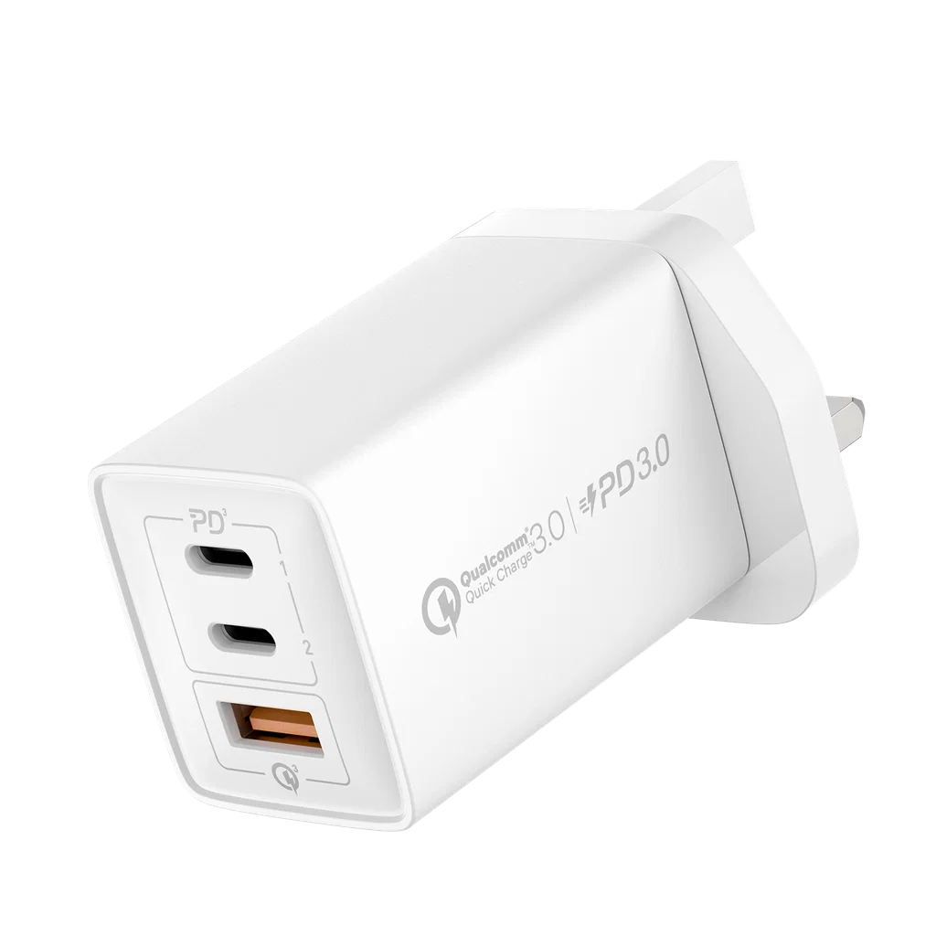 MOMAX One Plug 67W 3 Port GaN Wall Charger
