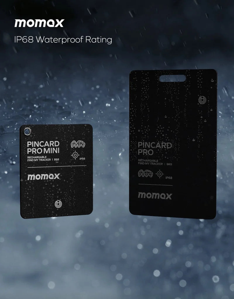 MOMAX Pincard PRO Apple Find My Certified Tracker Support Wireless Charging