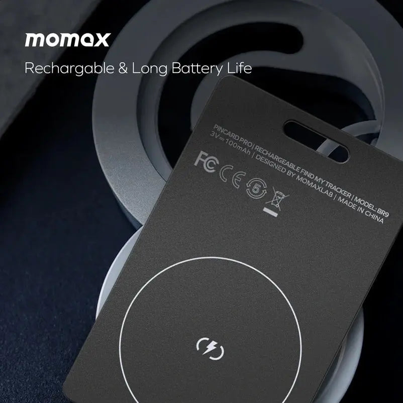 MOMAX Pincard Pro – Apple Tracker, IP68, Wireless Charge