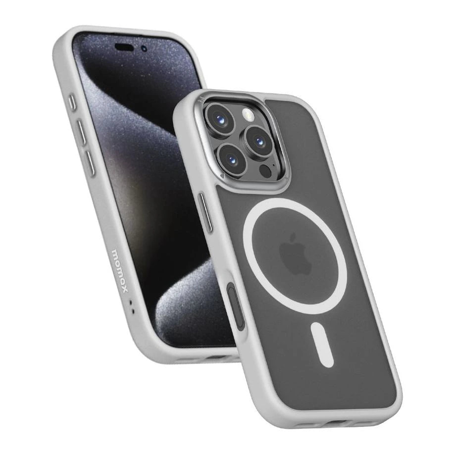 MOMAX Play Magnetic Case For iPhone 16 Pro Max 6.9" Grey