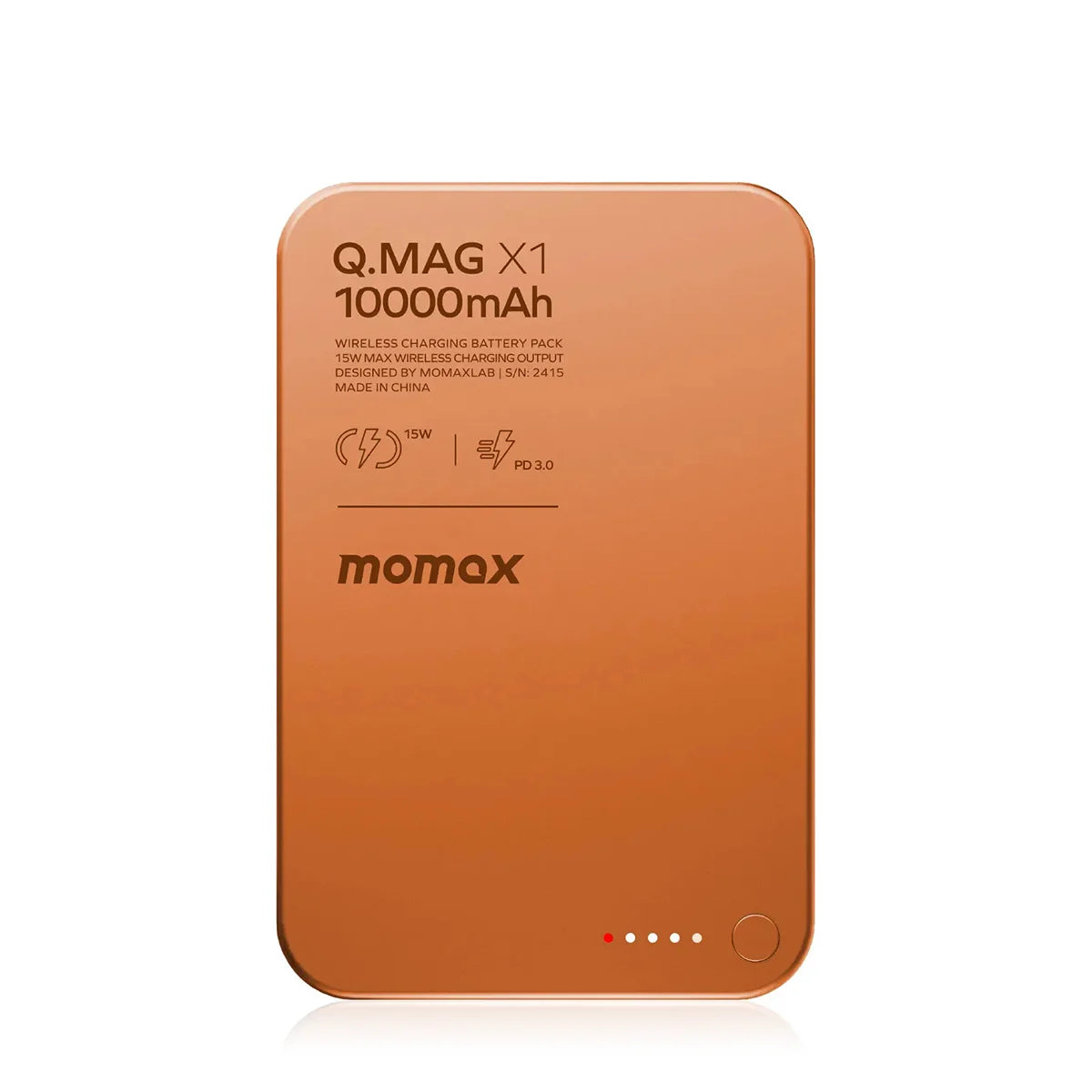 MOMAX Q.MAG X1 10000mAh GEN2 15W Magsafe Wireless Power Bank
