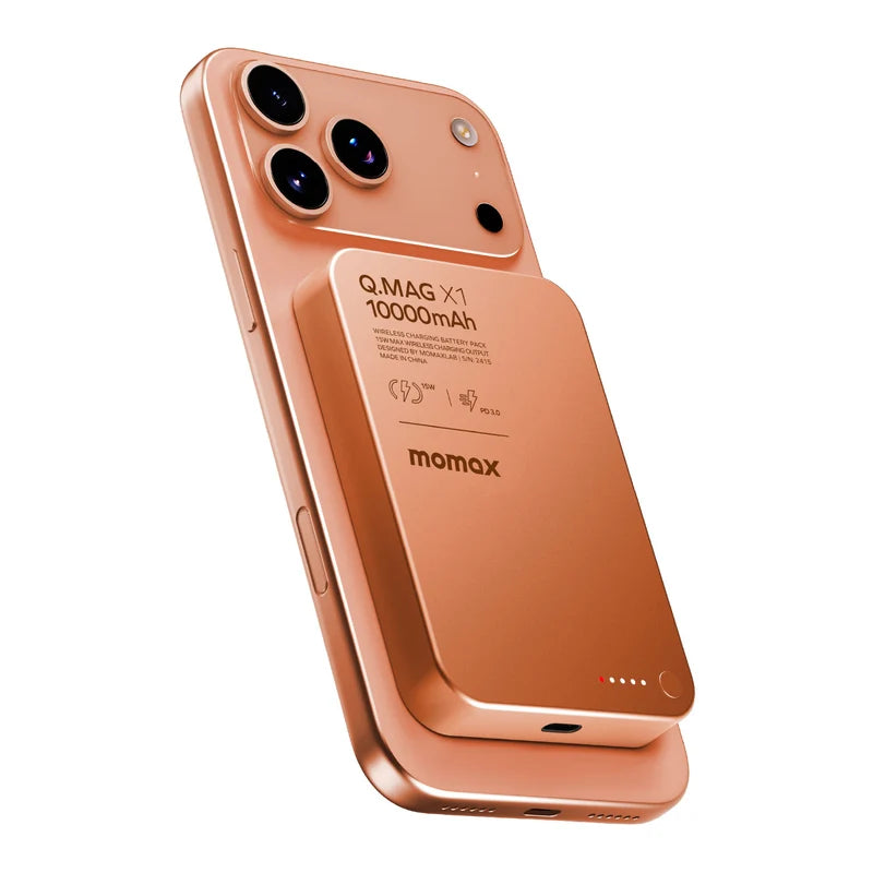 MOMAX Q.MAG X1 10000mAh GEN2 15W Magsafe Wireless Power Bank