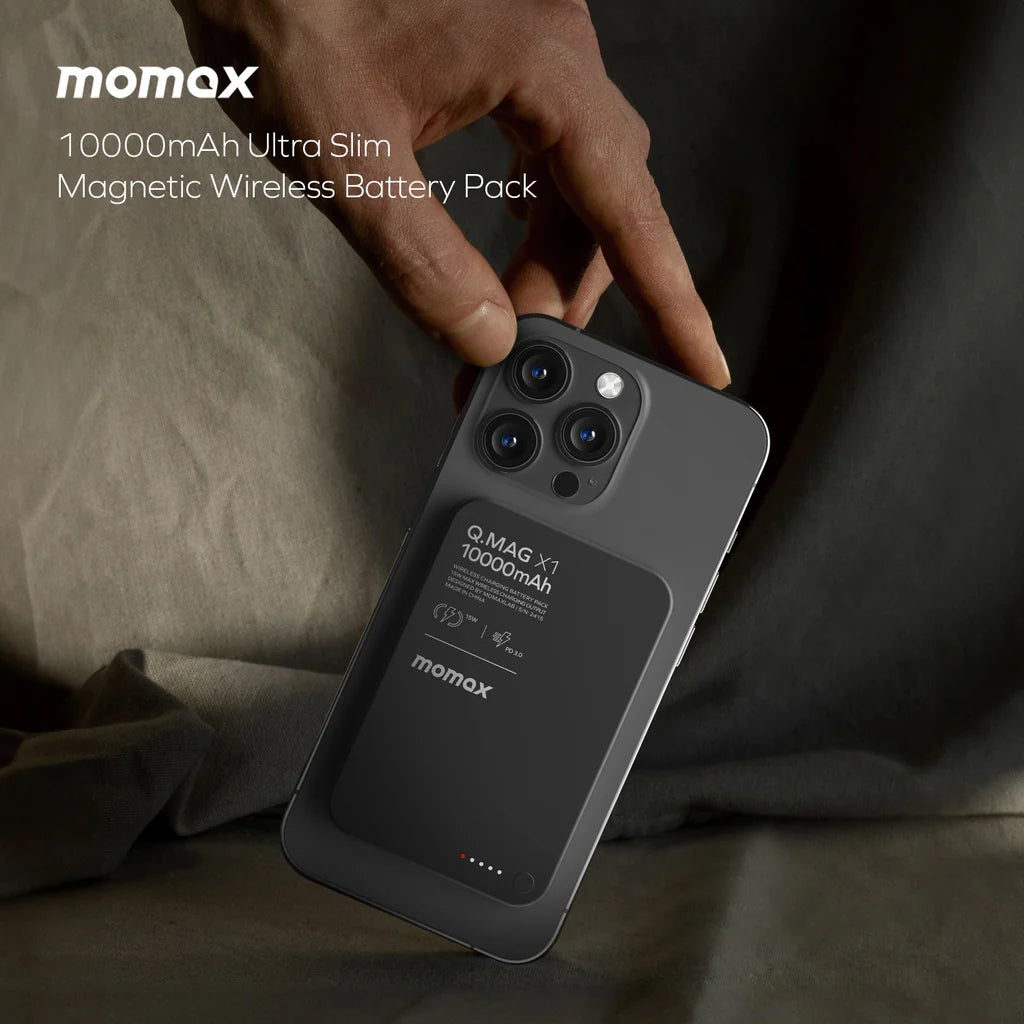 MOMAX Q.Mag X1 10000mAh Wireless Power Bank Qatar 15W - Buy now!