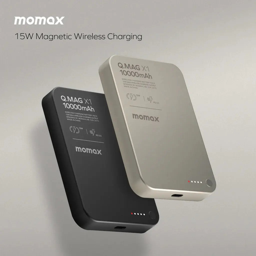 MOMAX Q.Mag X1 10000mAh Wireless Power Bank Qatar 15W - Buy now!