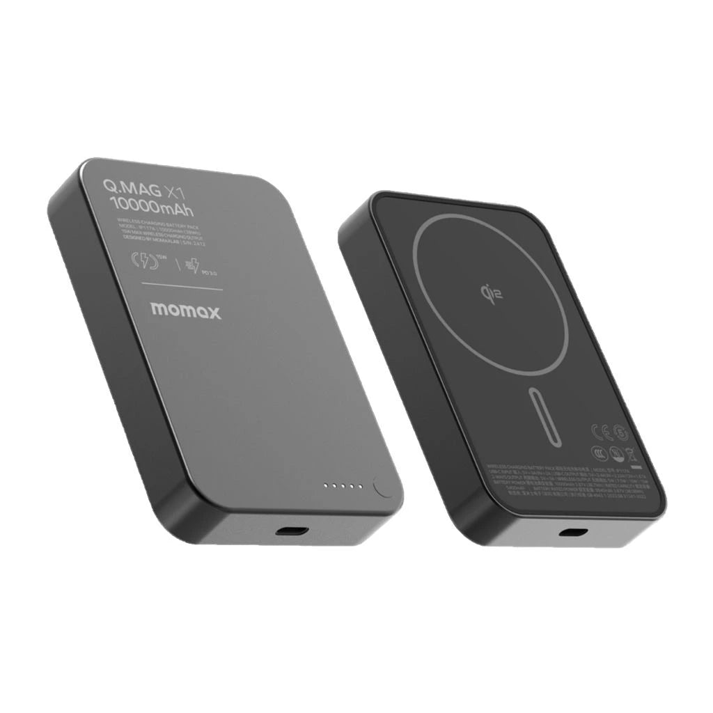 MOMAX Q.Mag X1 Qi2 10000mAh Gen2 15W Magsafe Wireless Power Bank