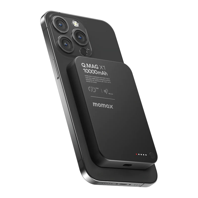 MOMAX Q.Mag X1 Qi2 10000mAh Gen2 15W Magsafe Wireless Power Bank