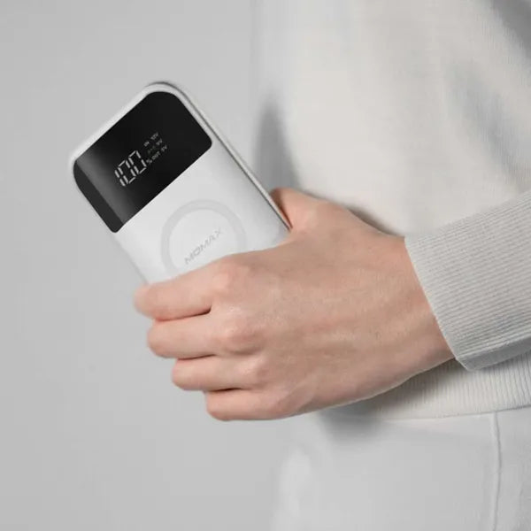 MOMAX Q.Power Air 2+20000mAh Wireless Power Bank White