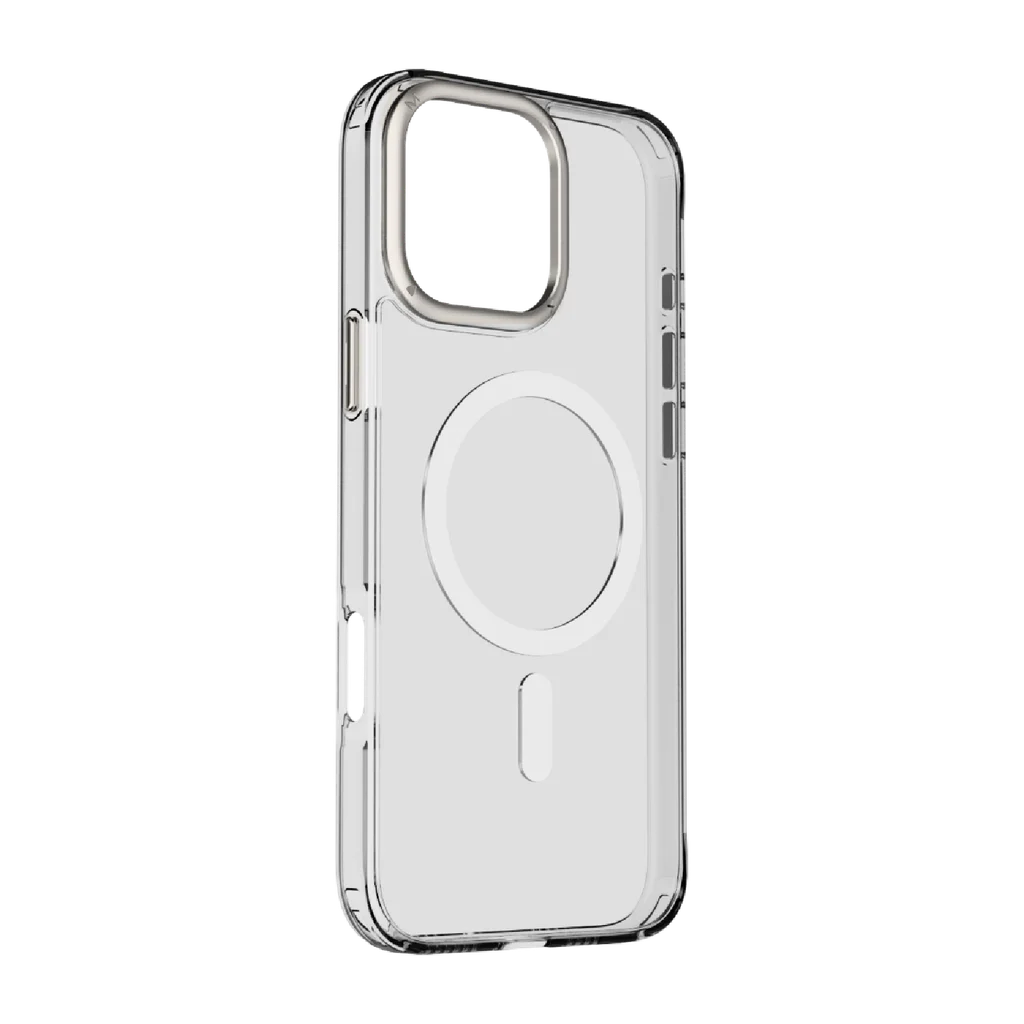 MOMAX Ultrathin Magnetic Case For iPhone 16 Pro Max 6.9" Clear