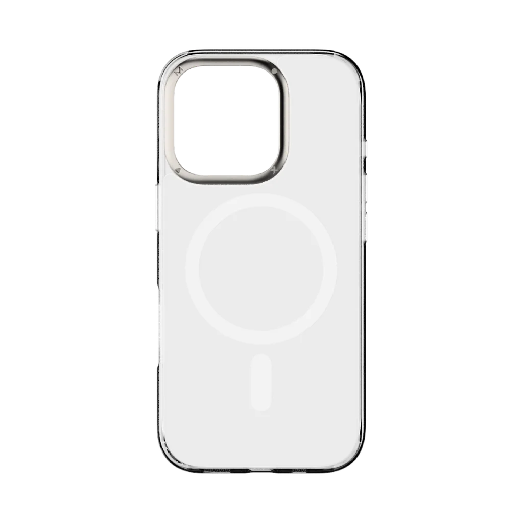 MOMAX Ultrathin Magnetic Case For iPhone 16 Pro Max 6.9" Clear