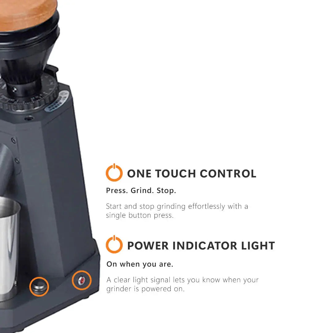 Macnoa MacGrind Grande DLC Electric Coffee Grinder with 40mm Titanium Burr Al anees 