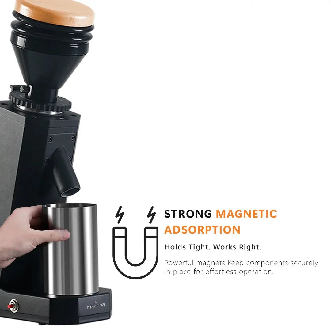 Macnoa MacGrind Grande DLC Electric Coffee Grinder with 40mm Titanium Burr Al anees 
