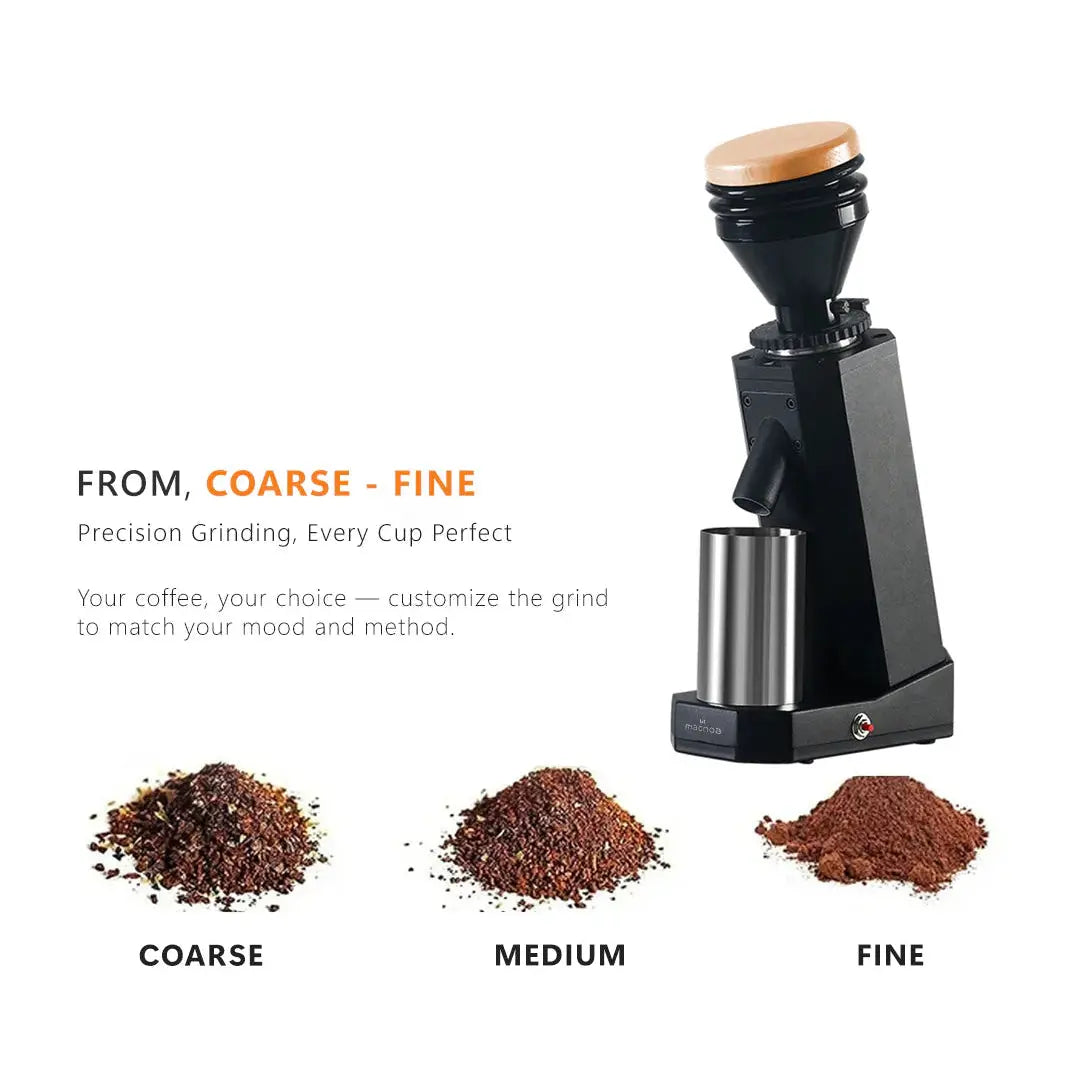 Macnoa MacGrind Grande DLC Electric Coffee Grinder with 40mm Titanium Burr Al anees 