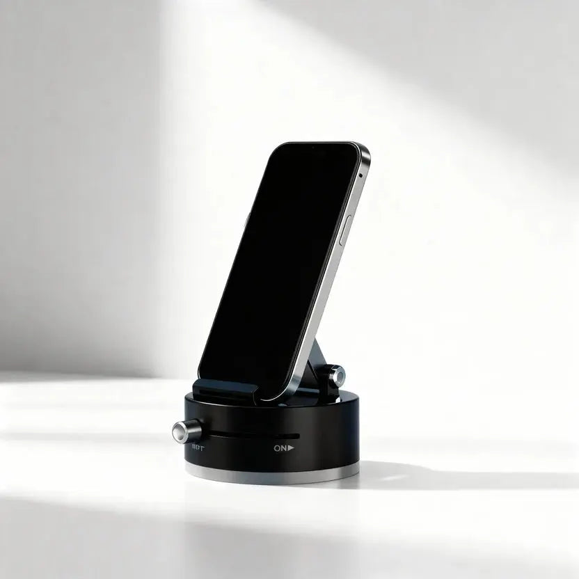 Magnetic Car Phone Holder with Vacuum Suction and 360° Rotation for All Smartphones – Doha Qatar