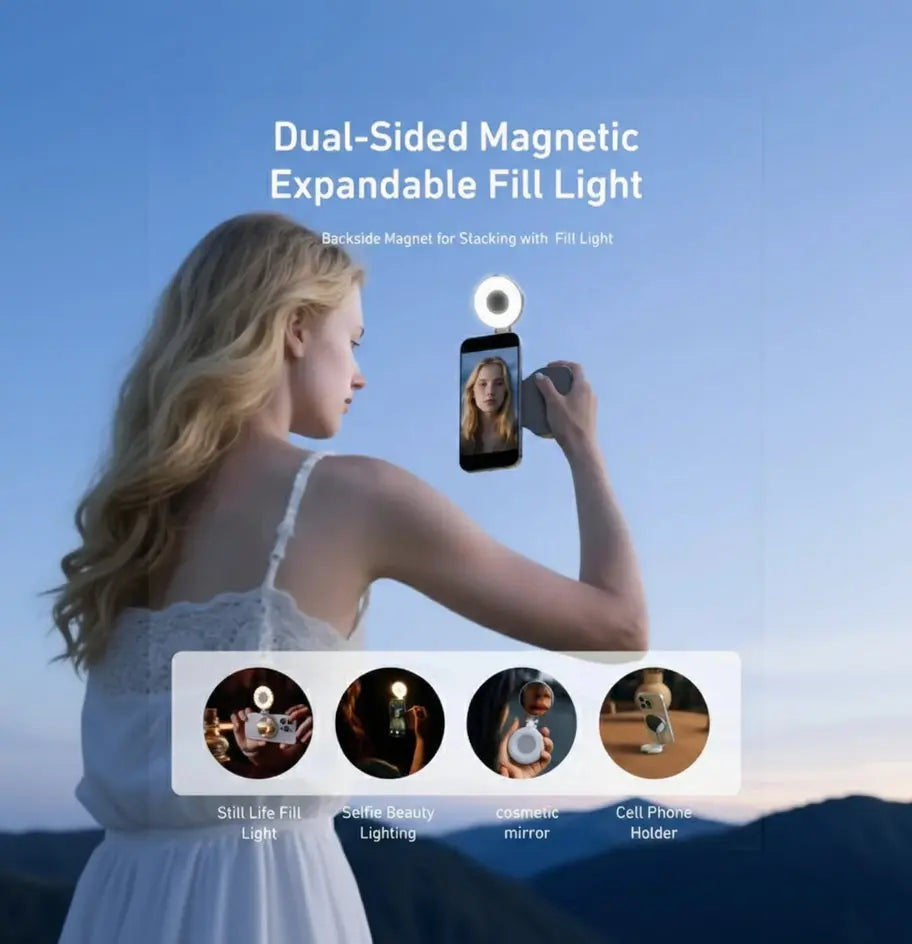 Magnetic Phone Grip with Ring Light Price Doha Qatar