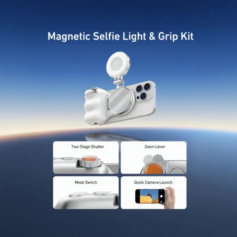 Magnetic Phone Grip with Ring Light Price Doha Qatar