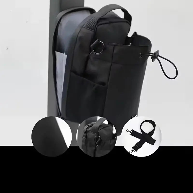 Magnetic Gym Bag with Bottle Holder, Fitness & Travel Bag 