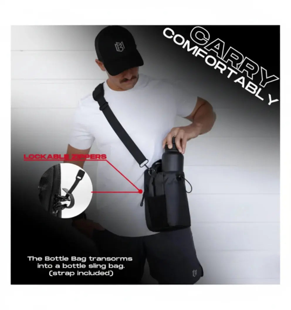 Magnetic Gym Bag with Bottle Holder, Fitness & Travel Bag  doha qatar
