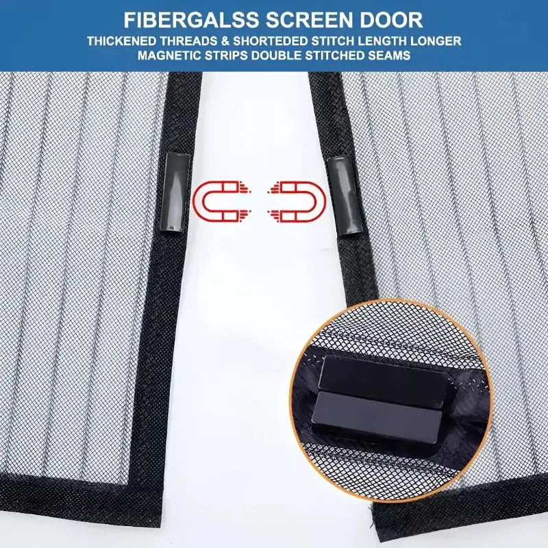 Magnetic Screen Door Net - Best Solution For Bugs and Instects