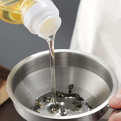 Stainless Steel Kitchen Oil Funnel - Oil Dispensing