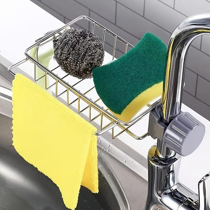 Sponge Holder - Sink Dish Washing Faucet Storage Rack