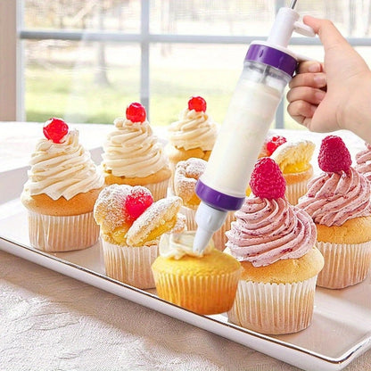 Dessert Decorator - Accessories With Syringe Nozzle