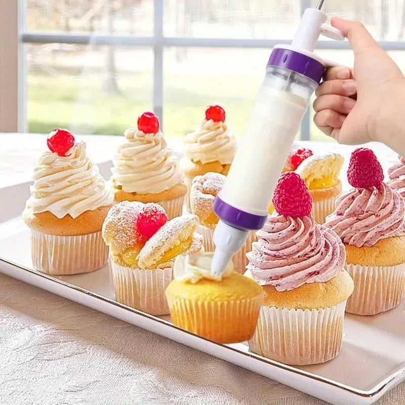 Dessert Decorator - Accessories With Syringe Nozzle - Scrollcart Qatar