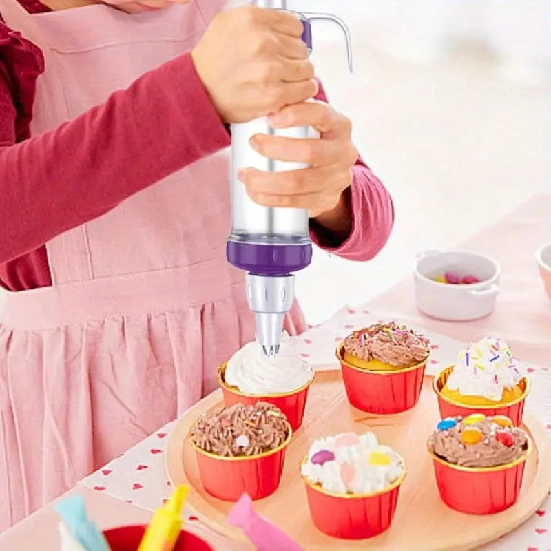 Dessert Decorator - Accessories With Syringe Nozzle - Scrollcart Qatar