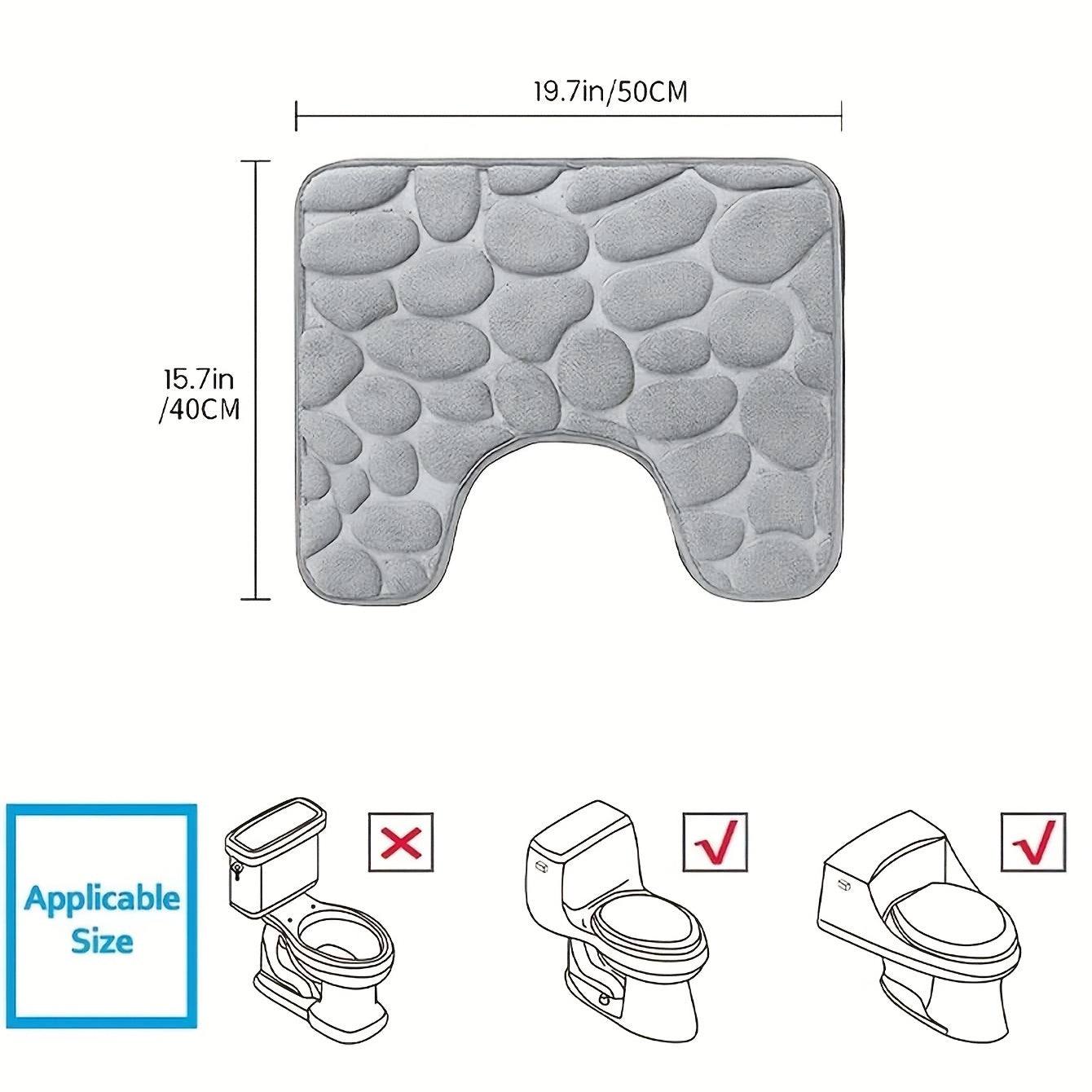 Non-Slip Absorbent Bathroom size