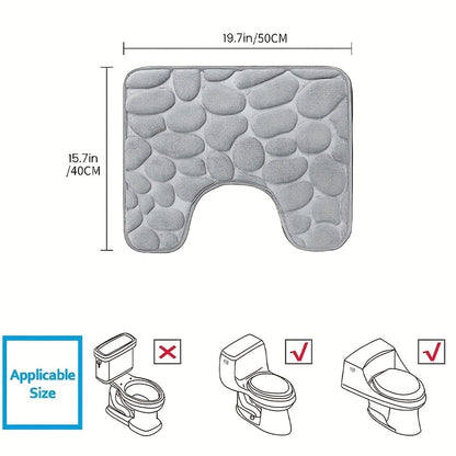 Non-Slip Absorbent Bathroom size