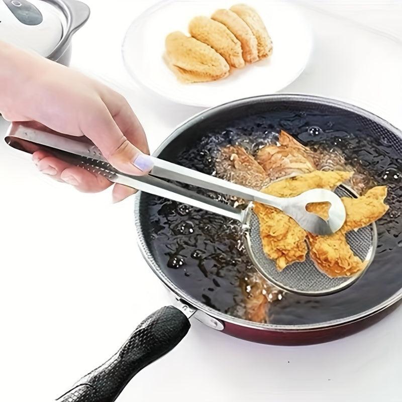 Oil strainer spoon funtion