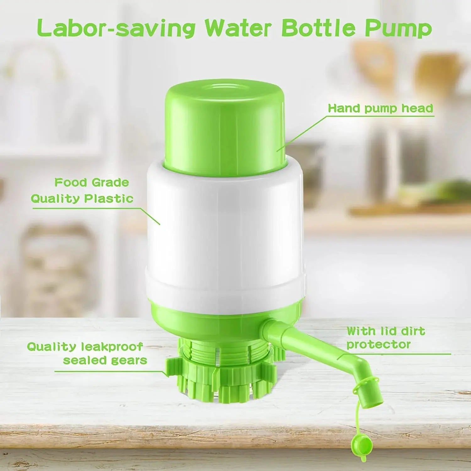 Manual Hand-Press Water Dispenser Pump Scrollcart Qatar 